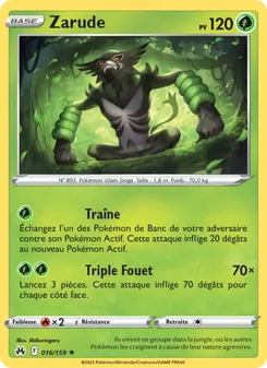 Carte Zarude 016/159 – Zénith Suprême