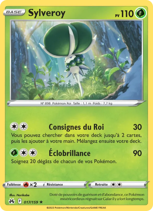 Carte Sylveroy 017/159 – Zénith Suprême