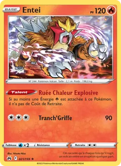 Carte Entei 021/159 – Zénith Suprême