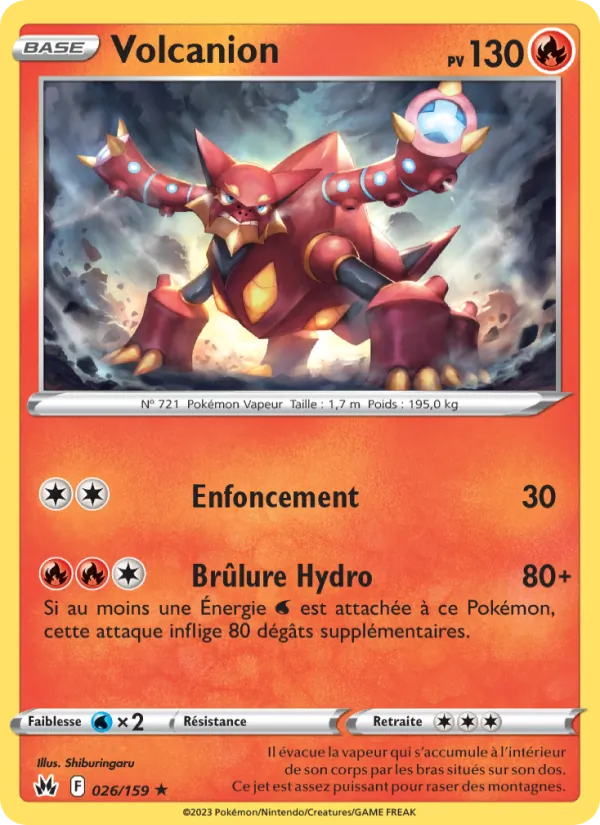 Carte Volcanion 026/159 – Zénith Suprême