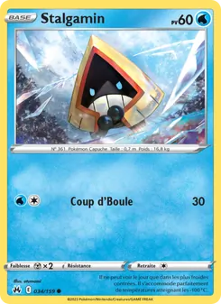 Carte Stalgamin 034/159 – Zénith Suprême