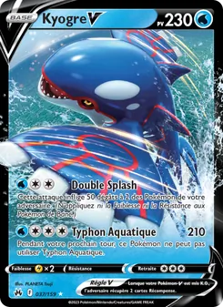 Carte Kyogre V 037/159 – Zénith Suprême