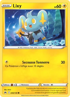 Carte Lixy 040/159 – Zénith Suprême