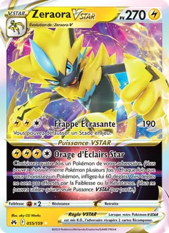 Carte Zeraora VSTAR 055/159 – Zénith Suprême