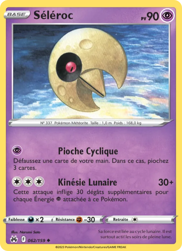 Carte Séléroc 062/159 – Zénith Suprême