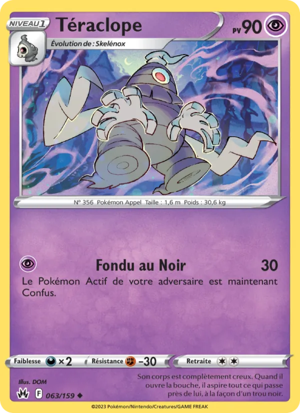 Carte Téraclope 063/159 – Zénith Suprême