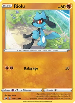 Carte Riolu 071/159 – Zénith Suprême