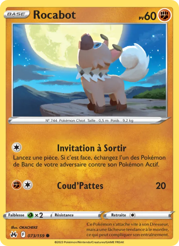 Carte Rocabot 073/159 – Zénith Suprême