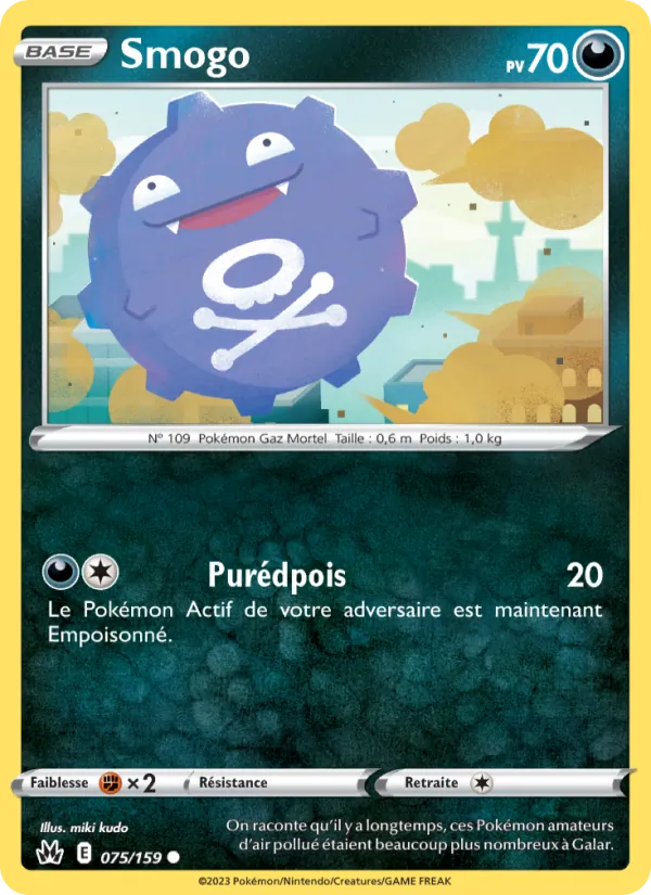 Carte Smogo 075/159 – Zénith Suprême