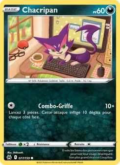 Carte Chacripan 077/159 – Zénith Suprême