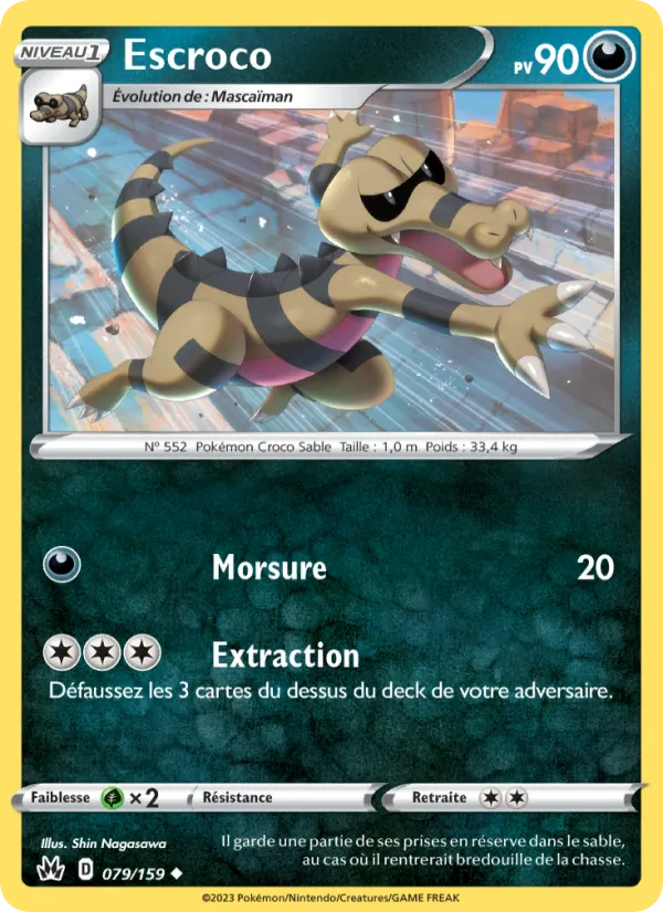 Carte Escroco 079/159 – Zénith Suprême