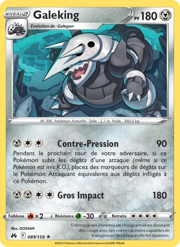 Carte Galeking 089/159 – Zénith Suprême
