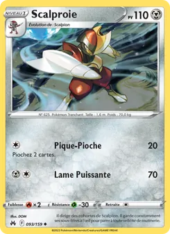 Carte Scalproie 093/159 – Zénith Suprême