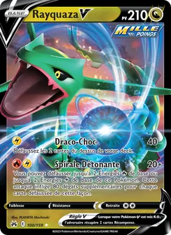 Carte Rayquaza V 100/159 – Zénith Suprême