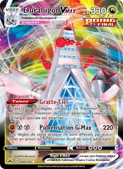 Carte Duralugon VMAX 104/159 – Zénith Suprême