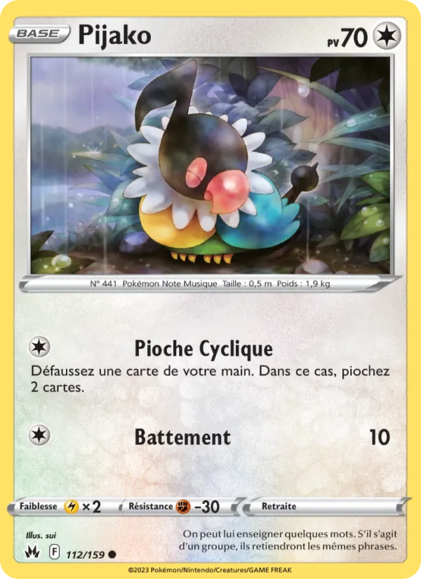 Carte Pijako 112/159 – Zénith Suprême