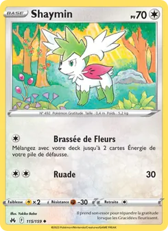 Carte Shaymin 115/159 – Zénith Suprême