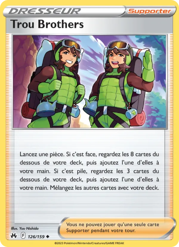 Carte Trou Brothers 126/159 – Zénith Suprême