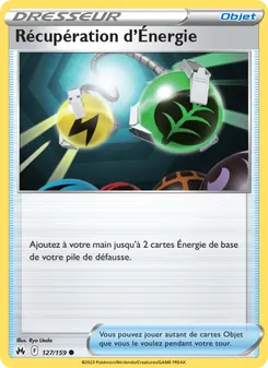 Carte Récupération d'Énergie 127/159 – Zénith Suprême