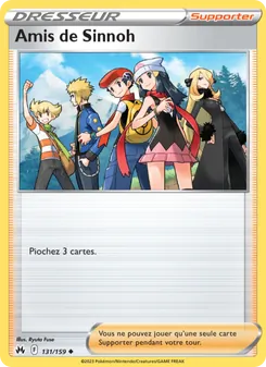 Carte Amis de Sinnoh 131/159 – Zénith Suprême