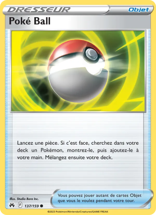 Carte Poké Ball 137/159 – Zénith Suprême