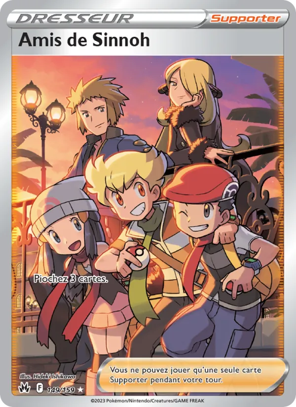 Carte Amis de Sinnoh 149/159 – Zénith Suprême
