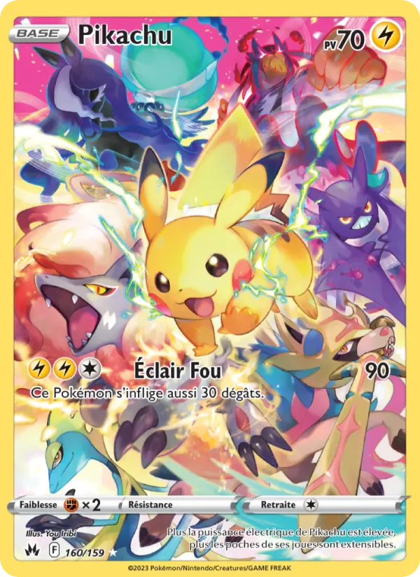 Carte Pikachu 160/159 – Zénith Suprême