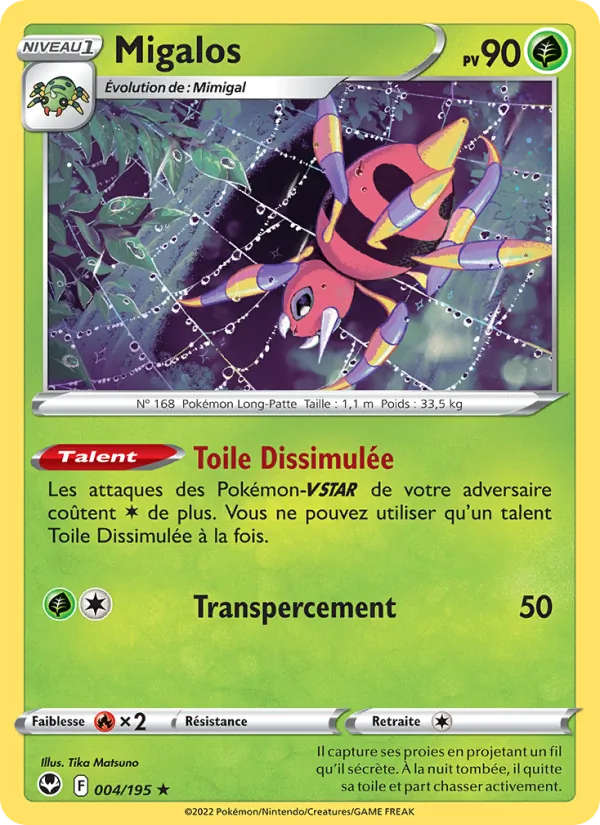 Carte Migalos 004/195 – Tempête Argentée