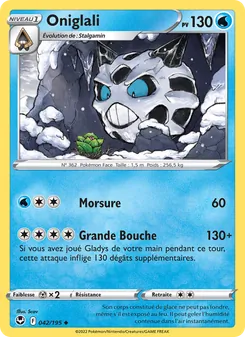 Carte Oniglali 042/195 – Tempête Argentée