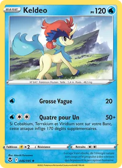Carte Keldeo 046/195 – Tempête Argentée