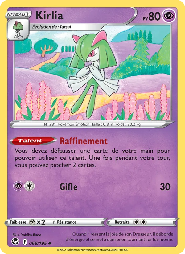 Carte Kirlia 068/195 – Tempête Argentée