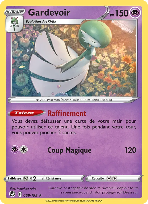 Carte Gardevoir 069/195 – Tempête Argentée