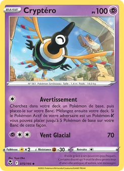 Carte Cryptéro 075/195 – Tempête Argentée