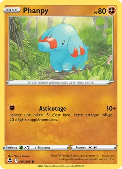 Carte Phanpy 091/195 – Tempête Argentée