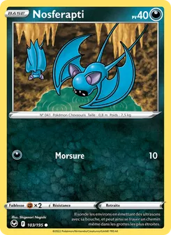 Carte Nosferapti 103/195 – Tempête Argentée