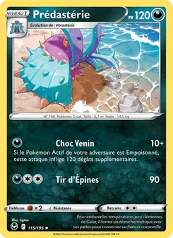 Carte Prédastérie 115/195 – Tempête Argentée