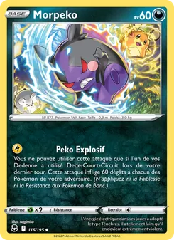 Carte Morpeko 116/195 – Tempête Argentée