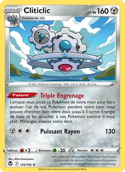 Carte Cliticlic 125/195 – Tempête Argentée