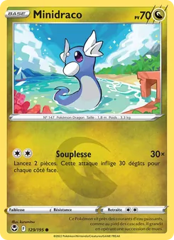 Carte Minidraco 129/195 – Tempête Argentée