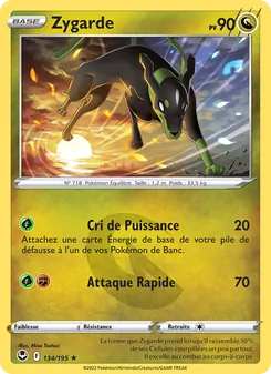 Carte Zygarde 134/195 – Tempête Argentée