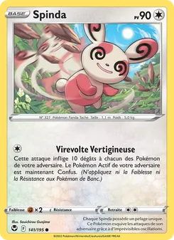 Carte Spinda 141/195 – Tempête Argentée