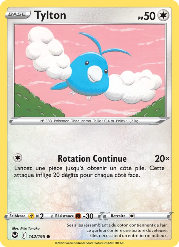 Carte Tylton 142/195 – Tempête Argentée