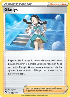 Carte Gladys 152/195 – Tempête Argentée