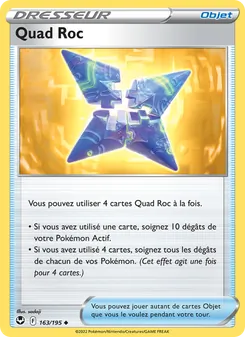 Carte Quad Roc 163/195 – Tempête Argentée