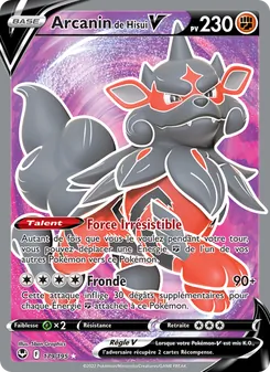 Carte Arcanin de Hisui V 179/195 – Tempête Argentée