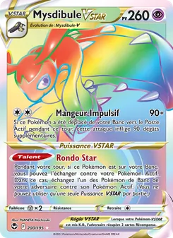 Carte Mysdibule VSTAR 200/195 – Tempête Argentée