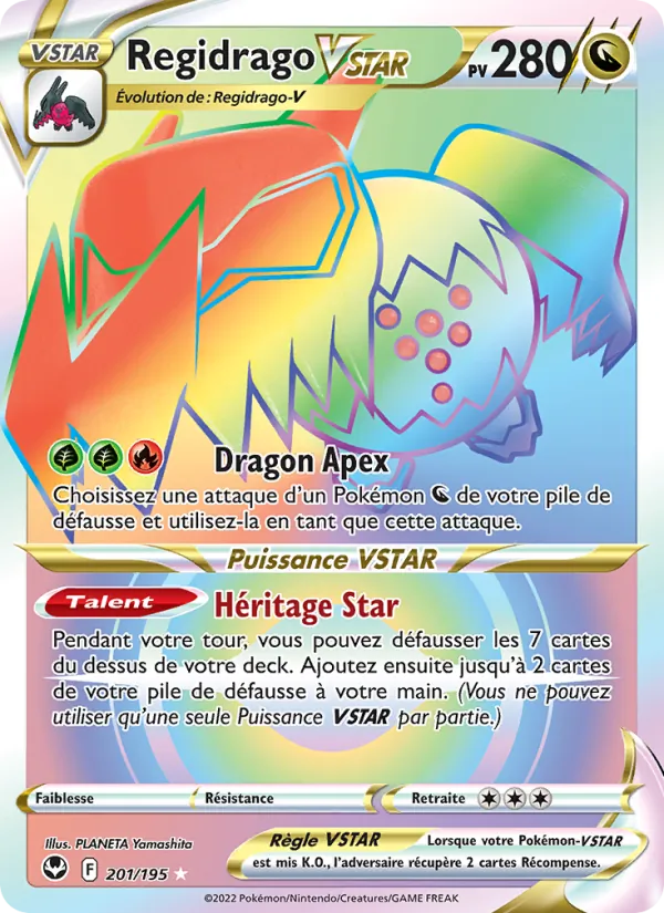 Carte Regidrago VSTAR 201/195 – Tempête Argentée