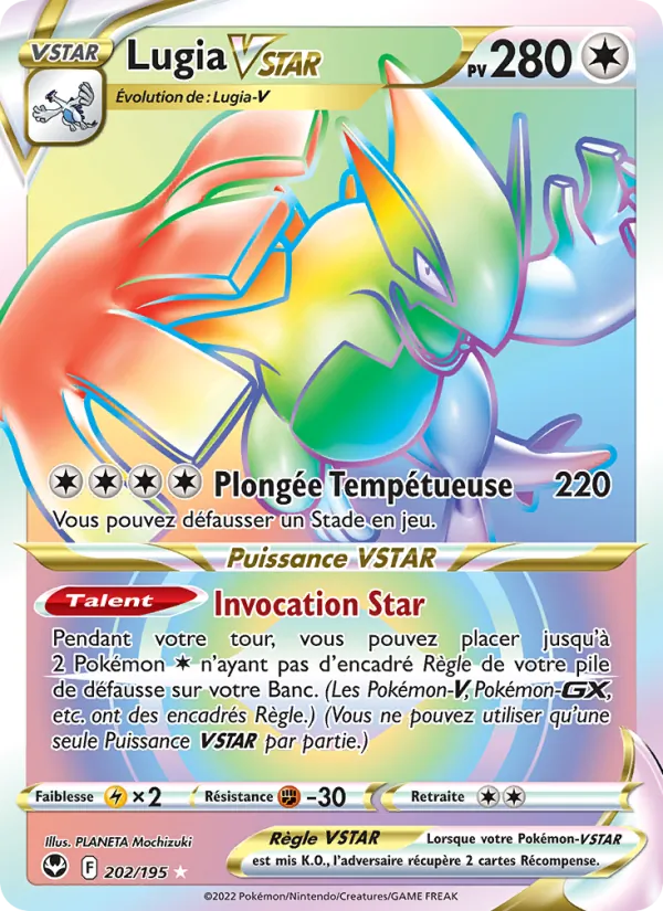 Carte Lugia VSTAR 202/195 – Tempête Argentée