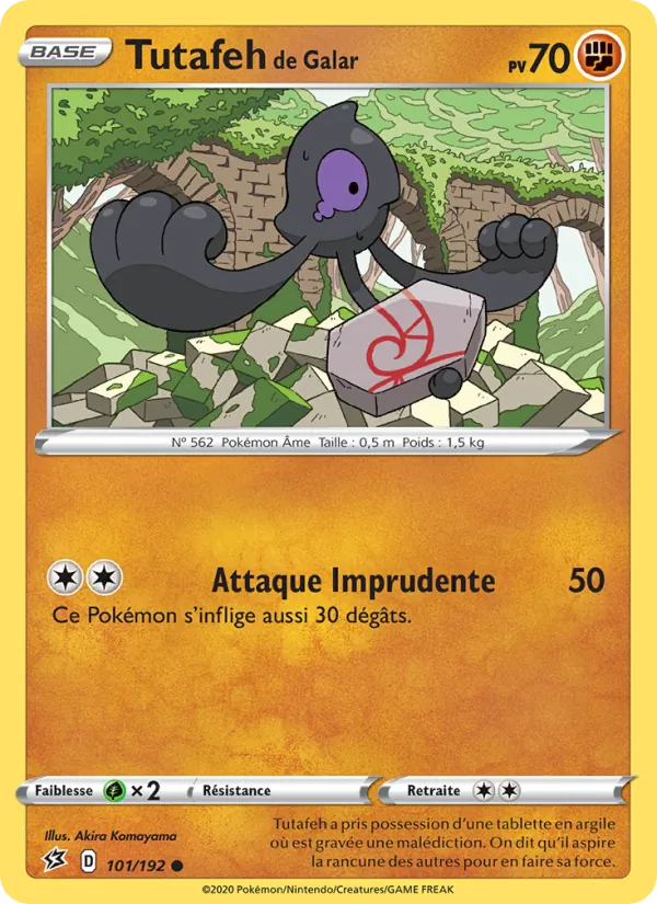 Carte Tutafeh de Galar 101/192 – Clash des Rebelles