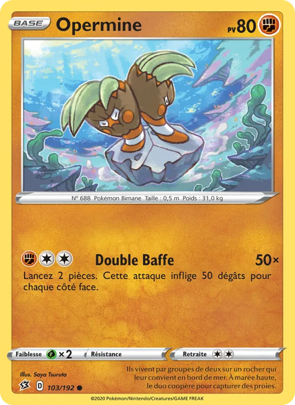 Carte Opermine 103/192 – Clash des Rebelles